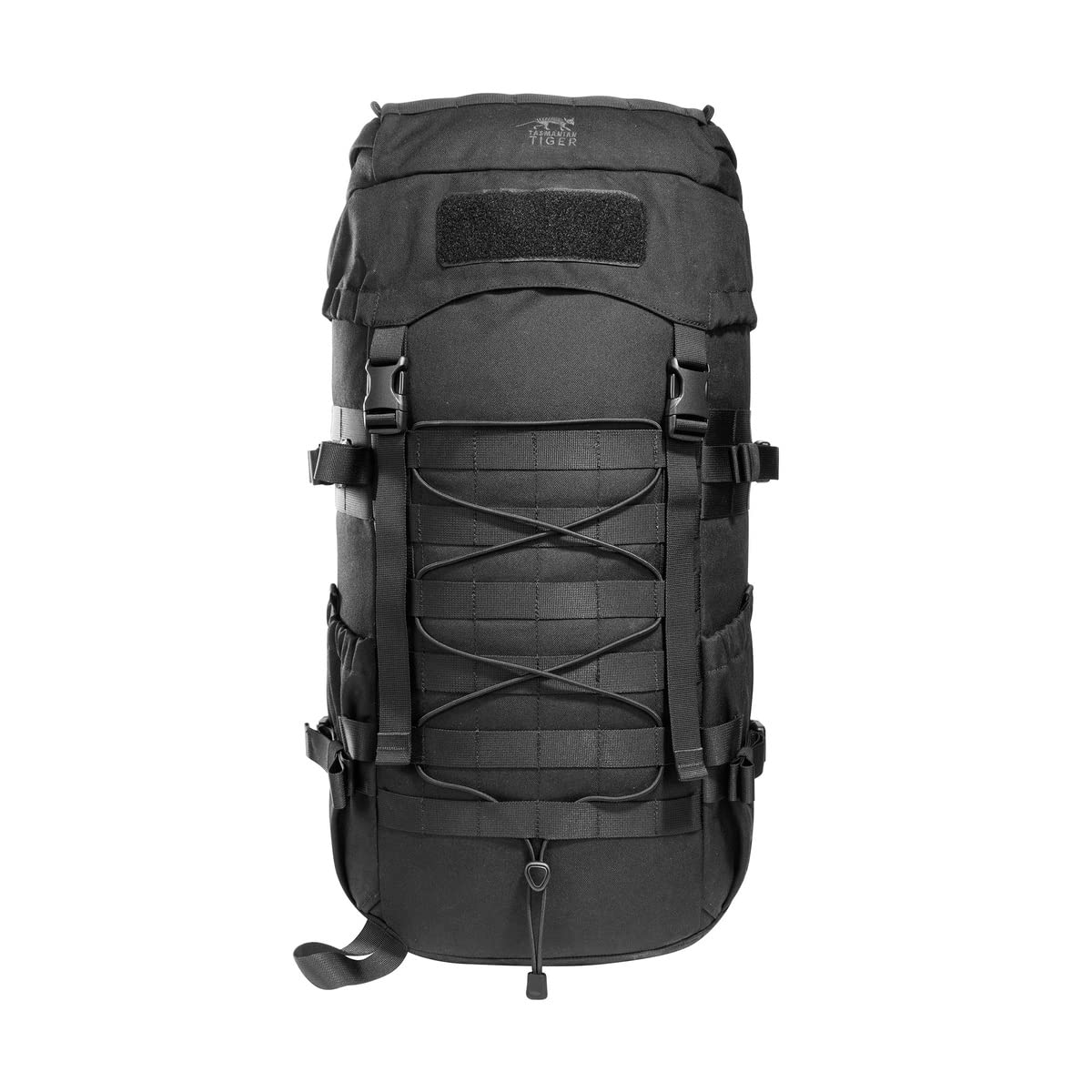 Tasmanian Tiger TT Mil OPS Pack 30, Militär-Rucksack, Molle-kompatibler Wander-Rucksack Herren mit 30 Litern für Outdoor, Einsatz, Bushcraft, Trekking (Schwarz)