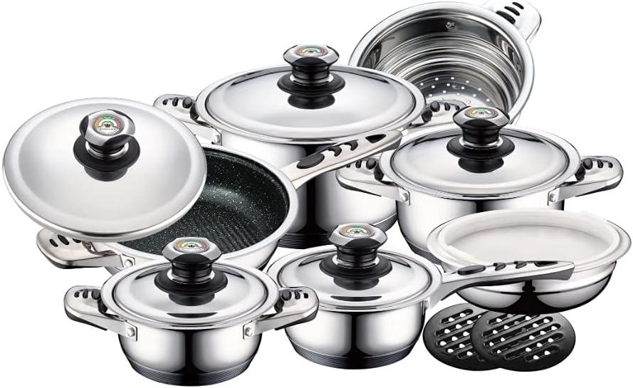 Aus Meisterhand Chromstahl 16piece stainless steel kitchen set Buy