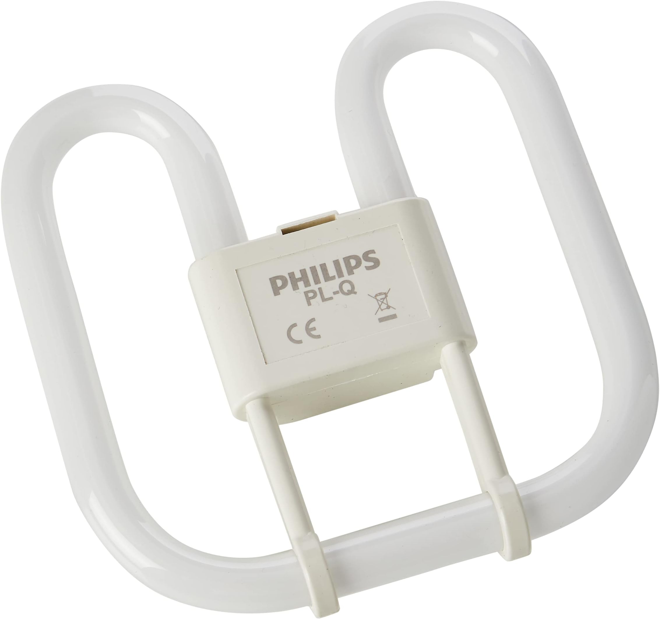 Philips PL-Q 16W GR10Q 4 Pin Compact Fluorescent Light Bulb - 16W/830/4P Warm White Light Bulb (10,000 Hours)