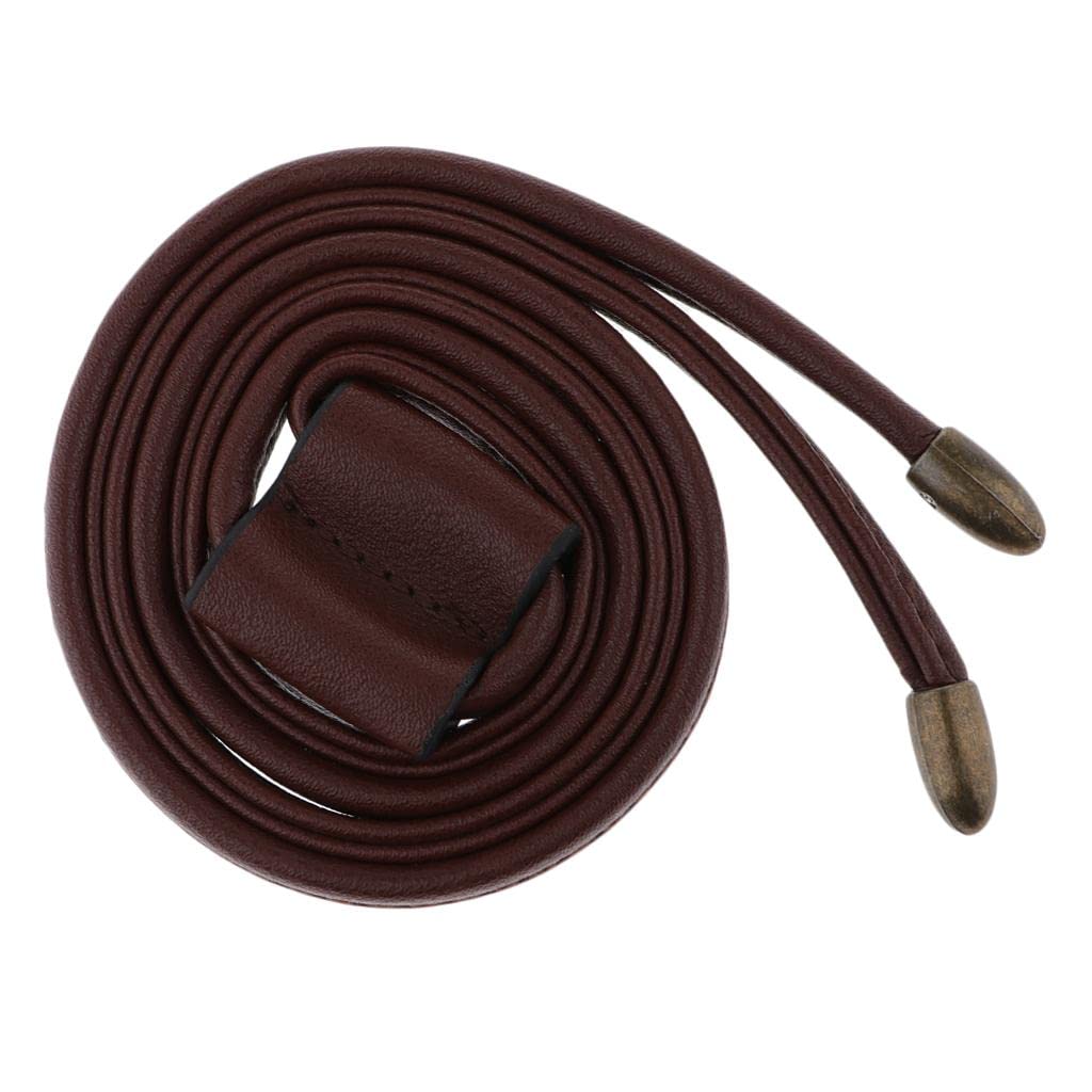HEAVENGLOW Leather Drawstring Replacement Strap for Bucket Bag Handbag Coffee|Handbag Accessories-image-34