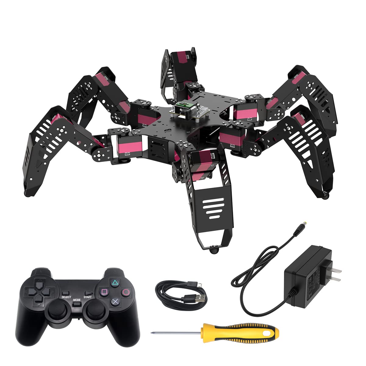 Amazon | HIWONDER ヘキサポッドロボットキット スパイダー