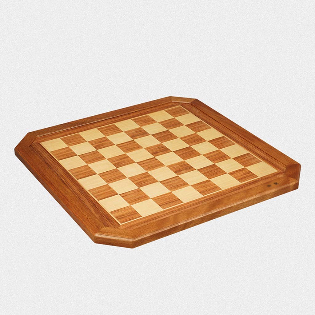 Set di Scacchi Scacchi in MDF Scacchiera di Fascia Alta con Struttura Creativa Semplice e Durevole Ha Quattro Scelte (Pezzi degli Scacchi Non Compresi)
