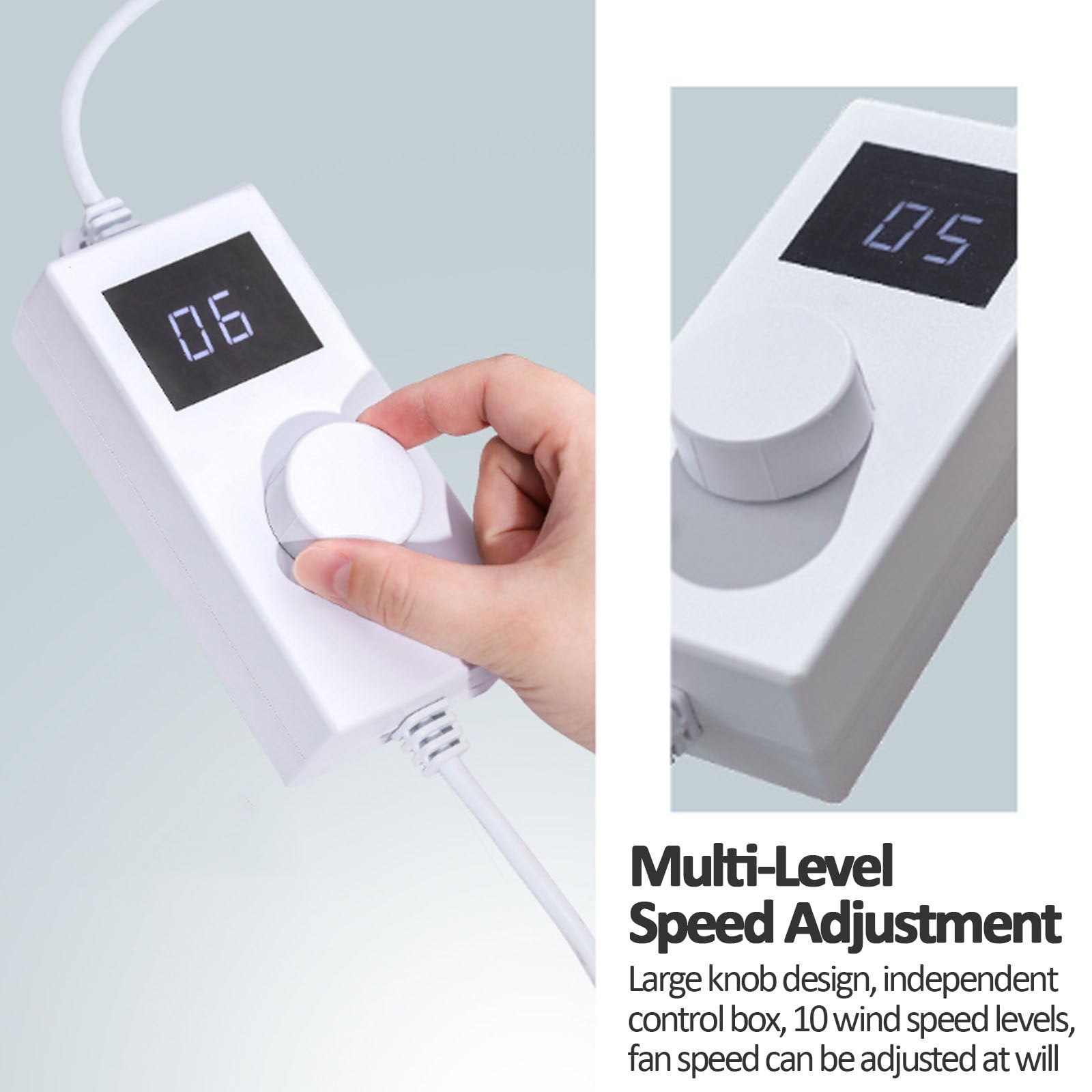 Aspirapolvere per Unghie, Aspirapolvere Elettrico per Pedicure e Manicure con LED dimmerabile Incorporato, Filtro sostituibile e Supporto da scrivania Universale