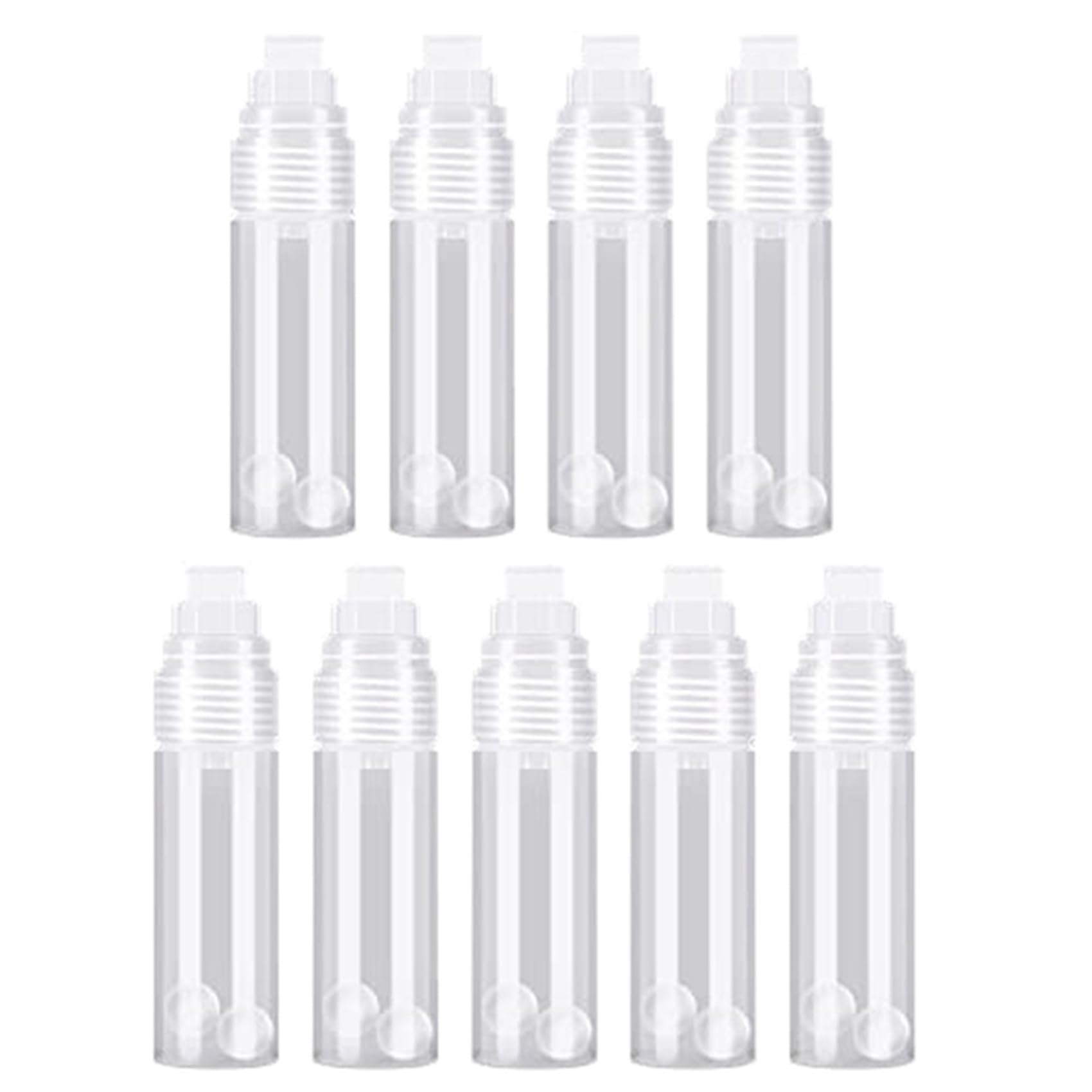 Lot de 50 Marqueurs de Peinture Acrylique Rechargeables 15 mm Marqueurs Acryliques Vides Stylos Marqueurs de Peinture Blanche pour Peinture Rupestre Bois
