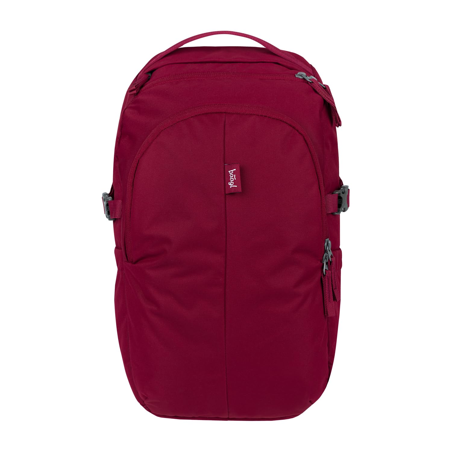 Baagl Zaino Donna Uomo - Moderno Zaino Dash Con Scomparto Per Computer Portatile - Impermeabile Daypack & Business Zaino Da Lavoro Per Ufficio, Università E Viaggi, 24 L, Bordeaux, MittelgroßE-image