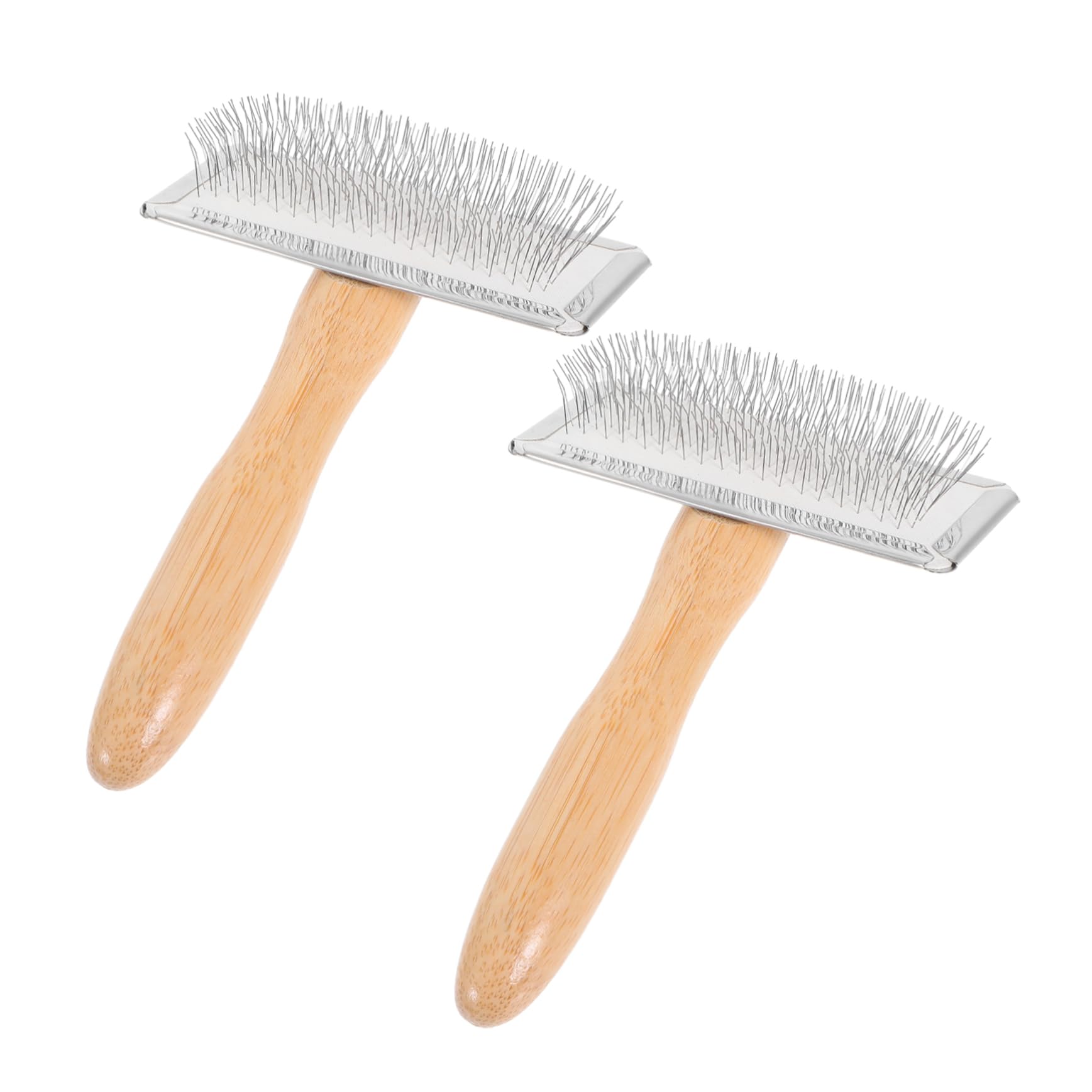 SEWACC Beginner's Felting Tools: 2pcs Craft Felting Brushes Wood Iron Construction for Textile Handcrafts