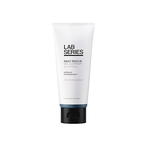 Lab Series Daily Rescue Gel Cleanser - Gel limpiador espumoso para hombres, nutre e hidrata la piel, 3.4 onzas líquidas
