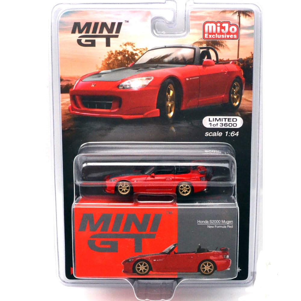 Amazon | MINI GT 1:64スケール MiJo 限定 - ホンダ S2000(AP2) 無限