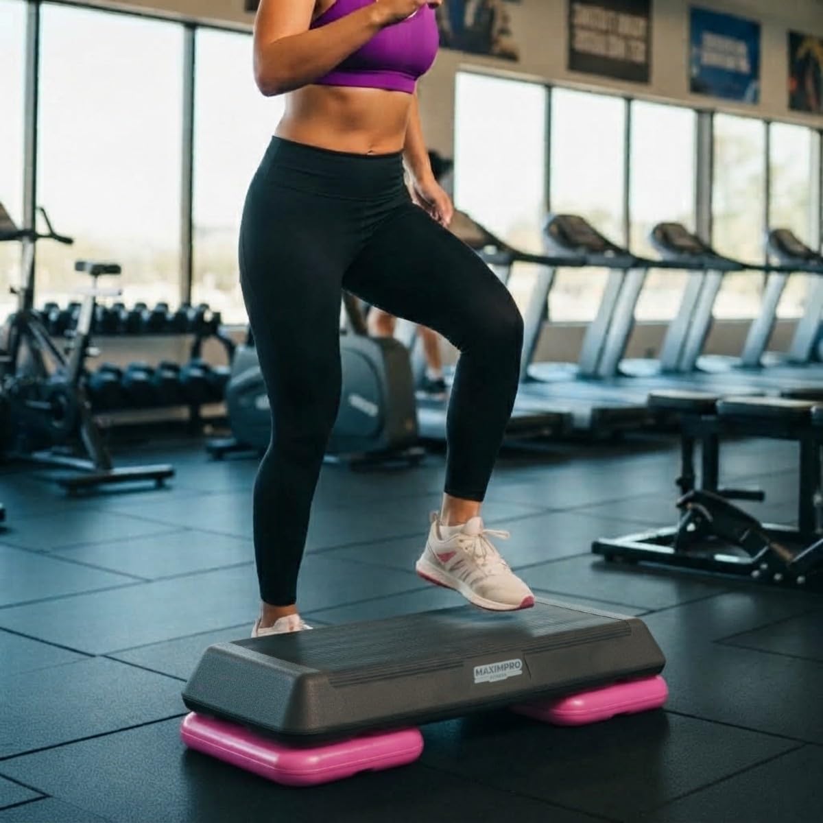 Step Aerobic Maximpro Marty Negro/Rosa