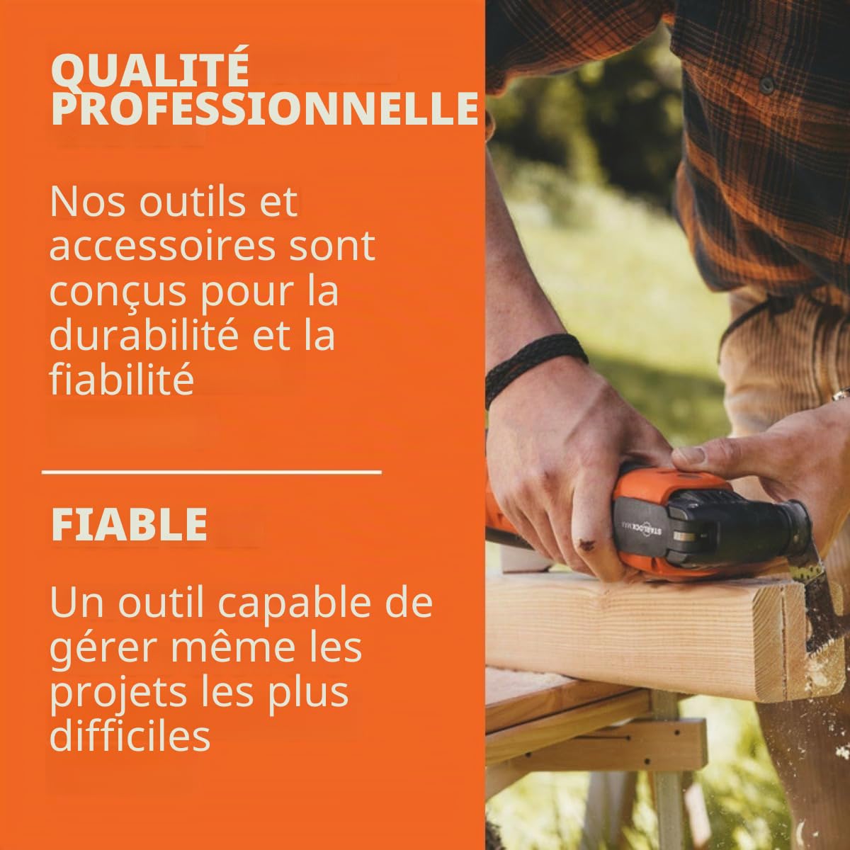 FEIN 35222952040 - Accessoires oscillants SL; Adaptateur pour SuperCut FEIN (sans système QuickIN), Accessoire, Oscillation