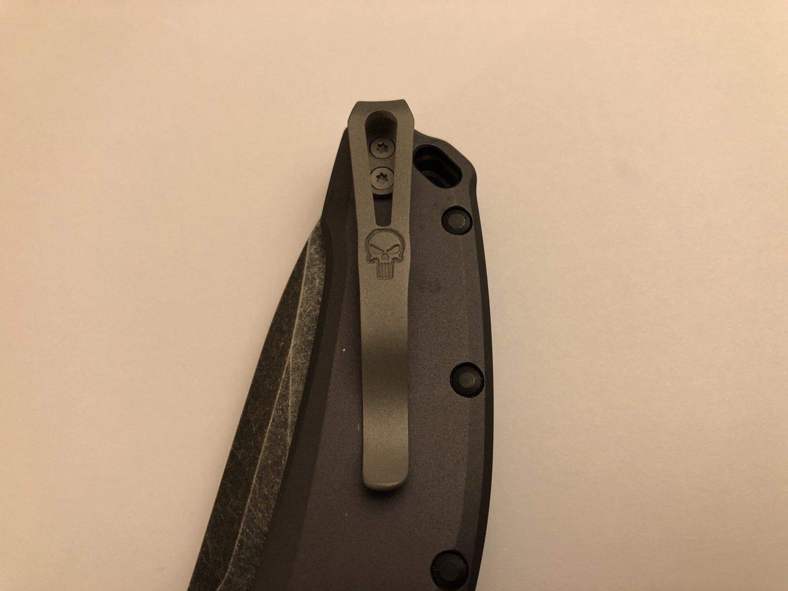 Custom Titanium Pocket Clip Compatible to Kershaw Link 1776GRYBW Knife