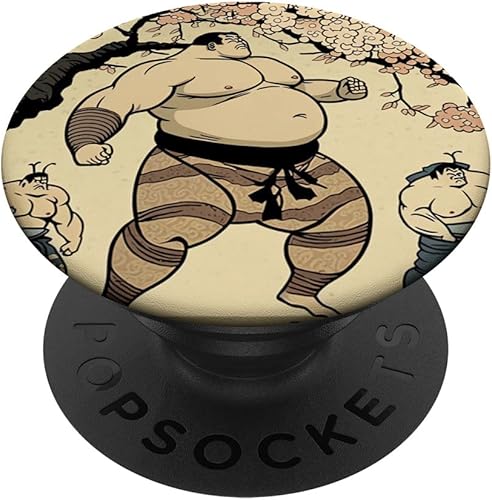 Miniatura 1 de Grace Power Sumo Wrestling Una interpretación artística PopSockets PopGrip intercambiable