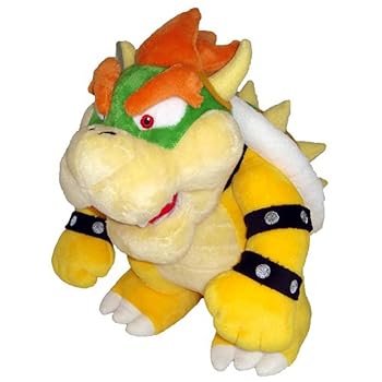 Nintendo Super Mario Bros Bowser Officially Licensed Sanei Plush 10-Inch