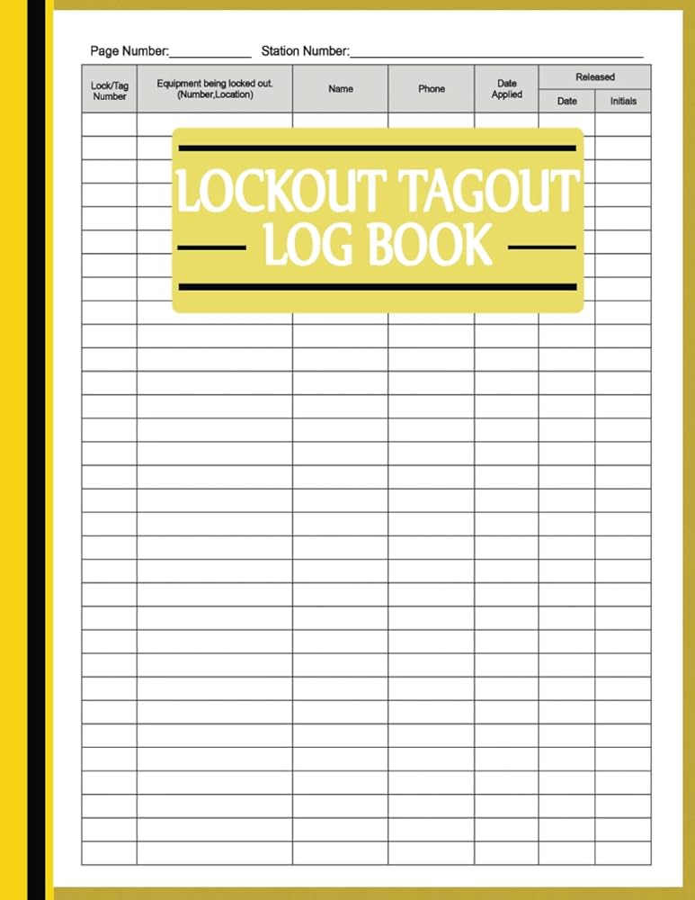 lockout-tagout-log-book-comprehensive-lockout-tagout-sheets-record-keeping-logbook-daily-equipment-inspection-and-procedures-logs-rida-sky-amazon-com-books for Free Printable Lockout Tagout Signs Lockout Tagout Log Book: Comprehensive Lockout Tagout Sheets Record Keeping Logbook, Daily Equipment Inspection and Procedures: Logs, Rida Sky: Amazon.com: Books for Free Printable Lockout Tagout Signs