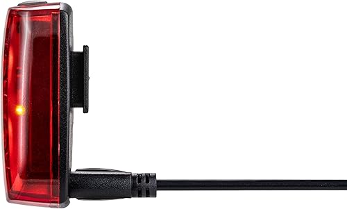 Miniatura 10 de Schwinn Luz trasera recargable por USB, luz de circulación diurna, 25-80 lúmenes, luz trasera con modos constante, flash y ráfaga, fácil de