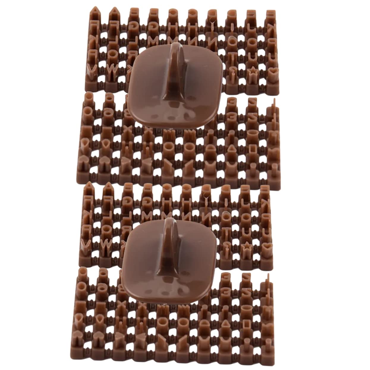 STOBOK 10juegos Sellos De Letras De Arcilla Polimérica Mini De Herramientas Diy Para Manualidades Para Decorar Galletas y Proyectos De Fondant Material Resistente y