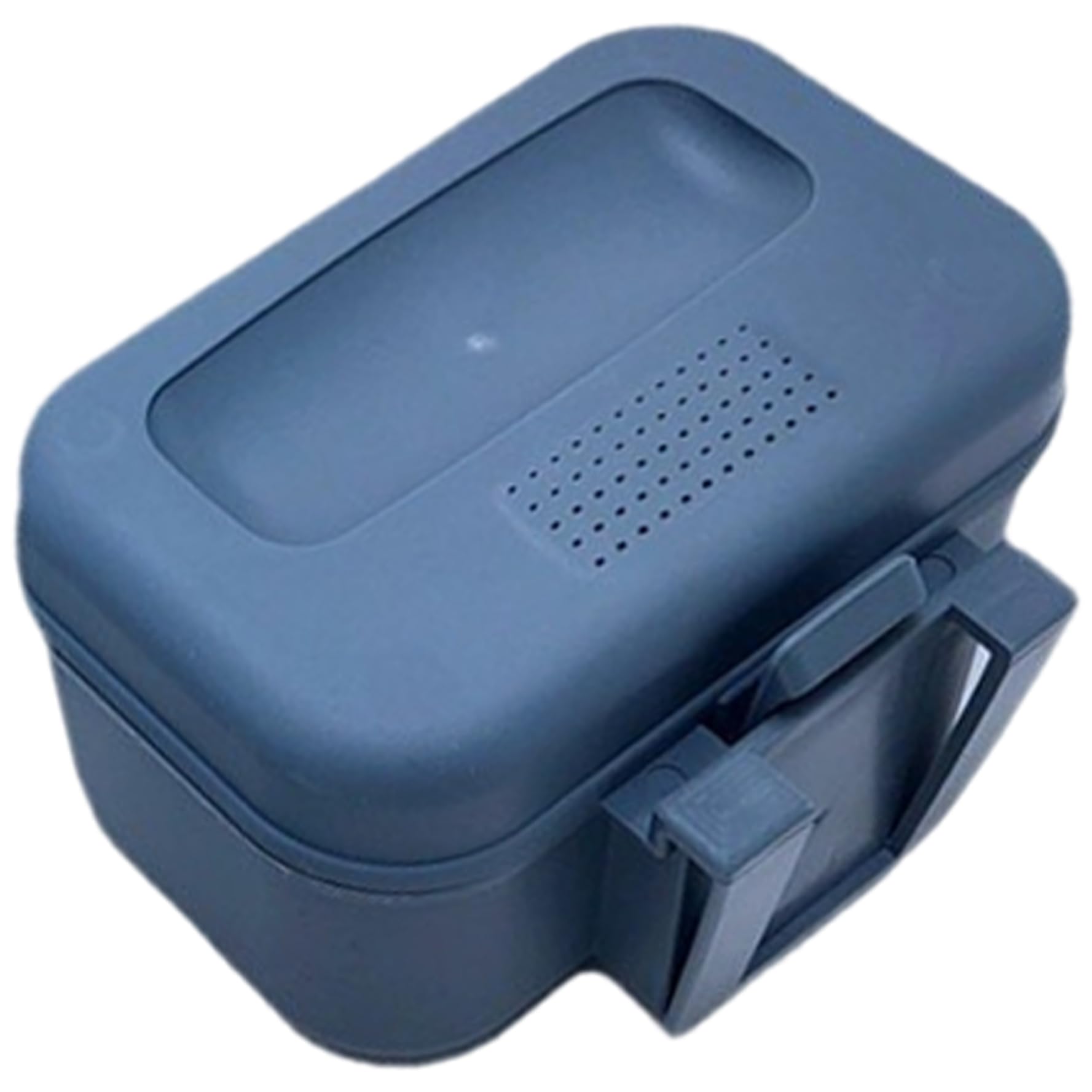 Caja de gusano, caja de cebo vivo de pesca de plástico, balde de cebo de agujeros transpirables con tapa a prueba de fugas, clip en recipiente de gusano para el cinturón, cubo