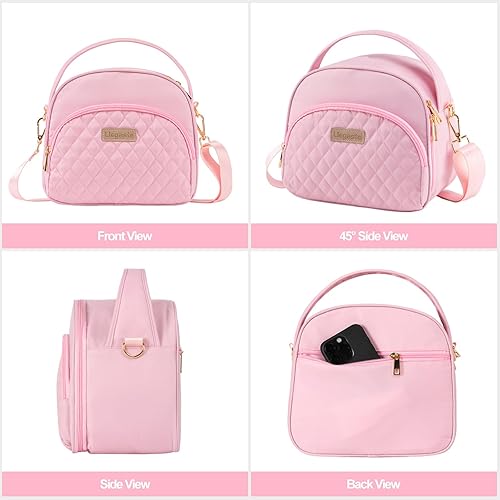 Miniatura 5 de Bolsas de almuerzo pequeñas para mujeres, loncheras para adultos, bolsas de almuerzo para el trabajo, bolsa de almuerzo aislada para mujeres