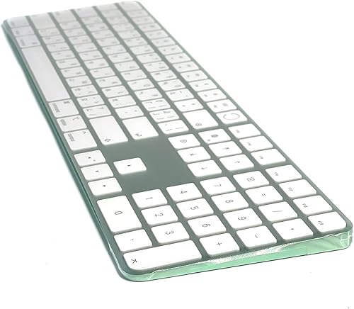 Kiss Cover - Teclado inalámbrico para iMac Apple Magic Keyboard con teclado numérico y Touch ID (paquete de 2) - Cobertura completa protege Touch ID