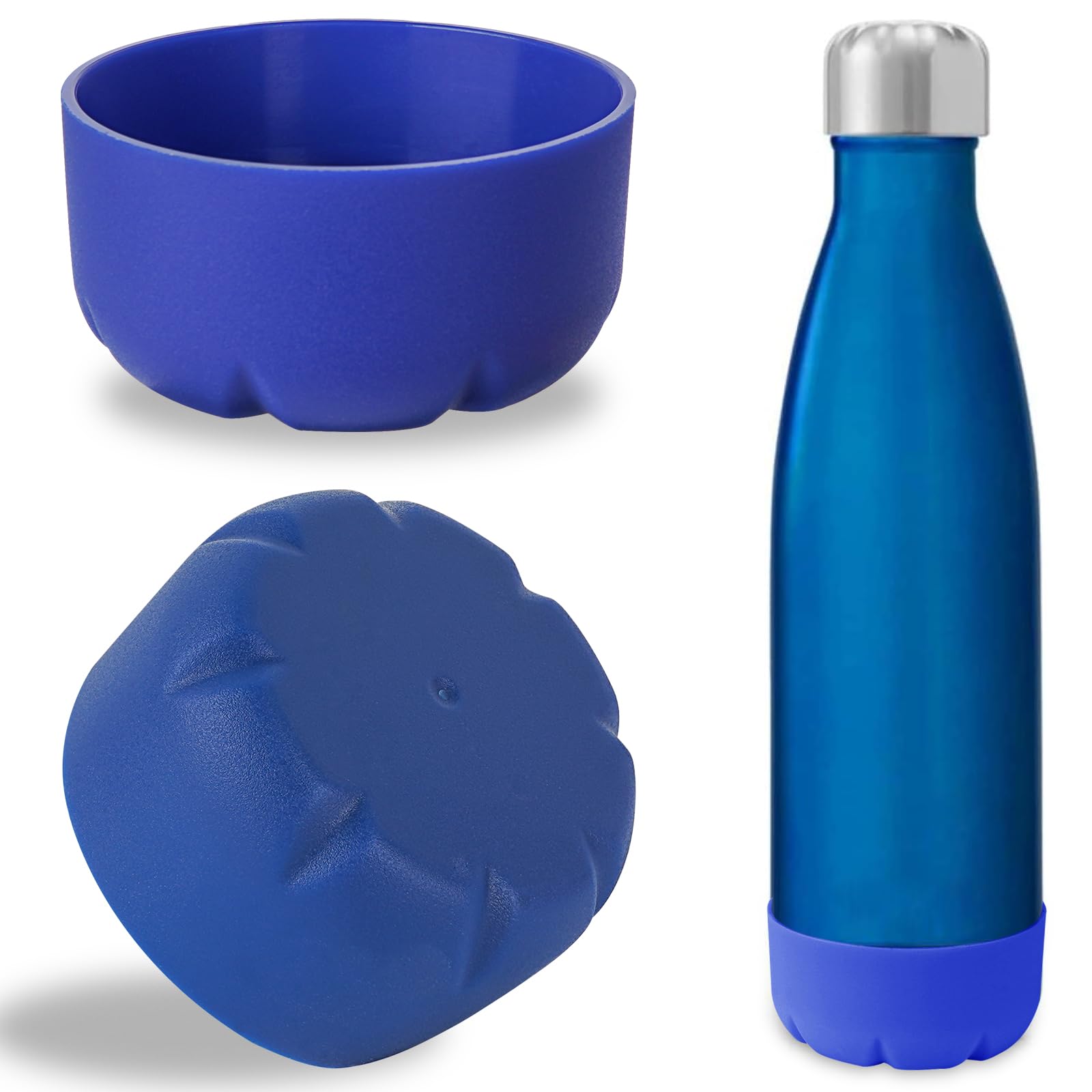 Linkidea 2 Pack Water Bottle Boot Compatible with 17oz Original, BJPKPK, MIRA Cascade Cola Shaped Bottles, Silicone Bottle Bottom Sleeve Bumper