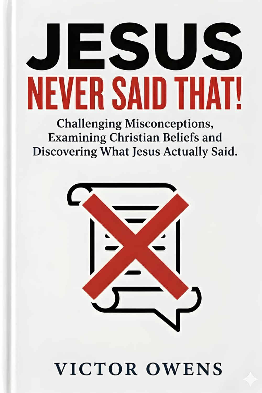 Jesus Never Said That!: Challenging Misconceptions, Examining Christian Beliefs and Discovering What Jesus Actually Said.