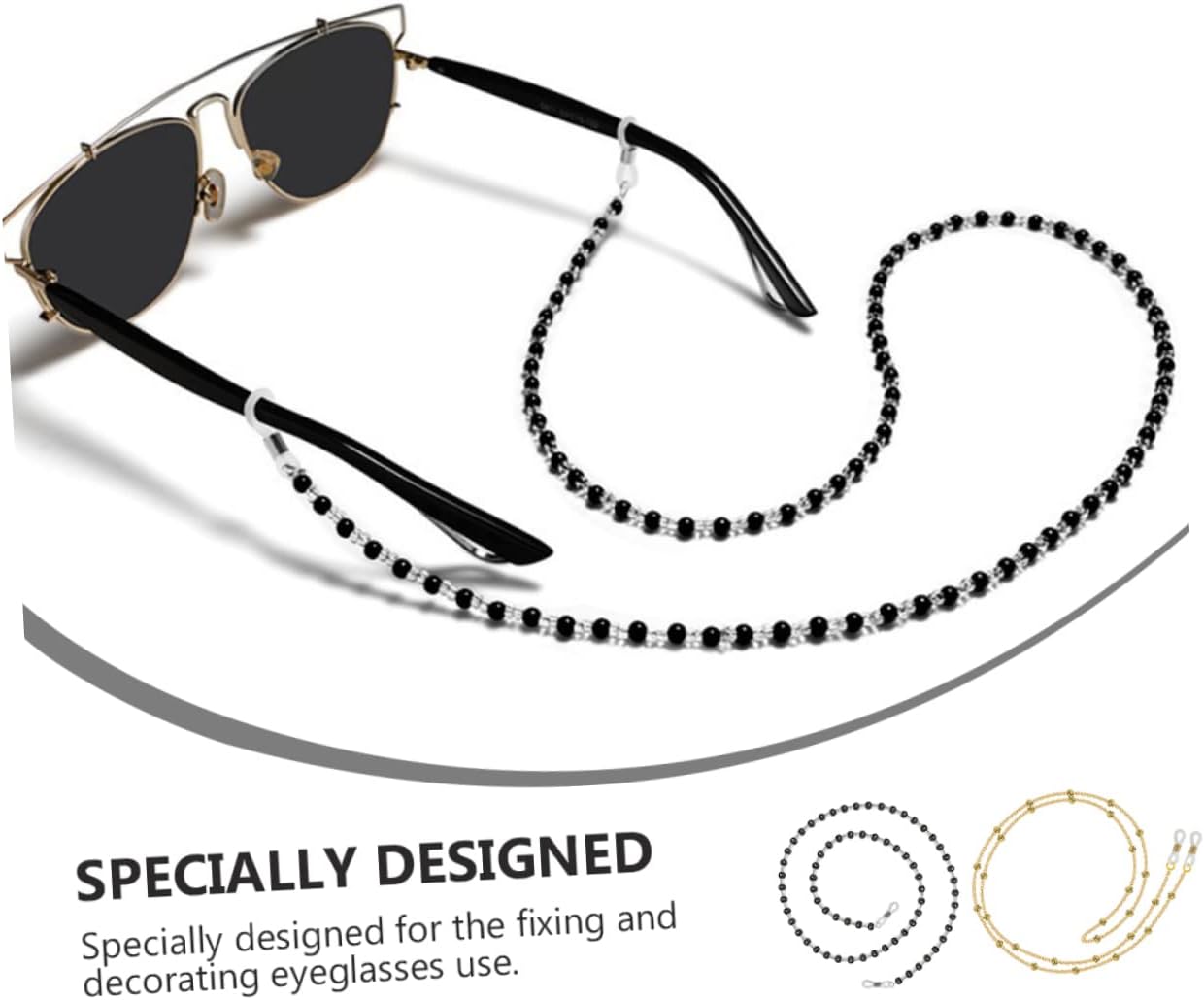 NOLITOY Glasses Rope Eyeglasses Chains Eyeglass Chain Glasses Accessory Decorative Glasses Chain Practical