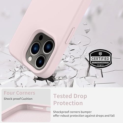 Miniatura 6 de FUNMIKO Funda compatible con iPhone 15 Pro Max con protector de pantalla, funda de silicona suave y sedosa líquida, diseñada a la moda para mujeres