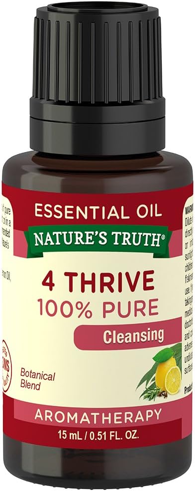 Nature's Truth Vitamins Essential Oil, 4 Thrive, 0.51 Fluid Ounce