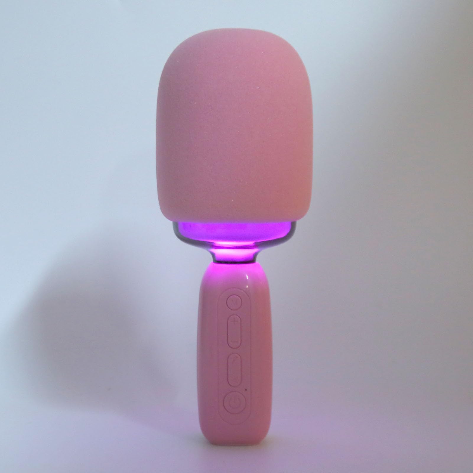Mikrofon do Karaoke, Mikrofon do śpiewania Zmieniający Głos światło RGB Obsługuje domową kartę Pamięci (CCYLEZcog6tnf4pd-11)