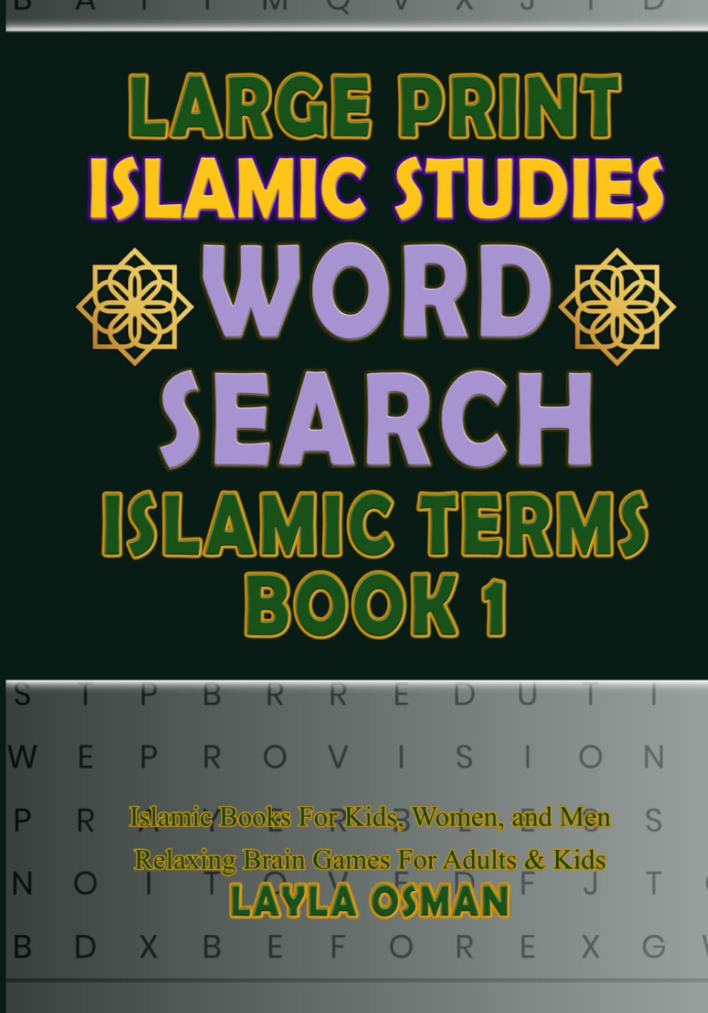 Islamic Studies Word Search Islamic Terms Book 1: Relaxing Brain Games For Adults & Kids