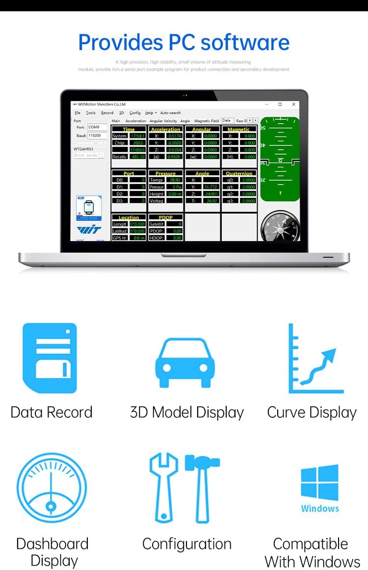 WTGAHRS3-TTL sensor with dimensions and pinout