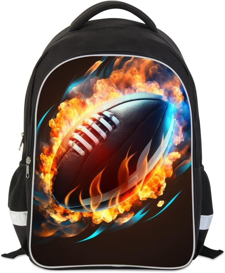 American Football Backpack Boys Suitable Elementary