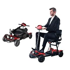 Electric Vehicle Multifunctional Foldable Electric Scooter for The Elderly and Disabled Daily Household Electric Walker Comfortable Seat Easy