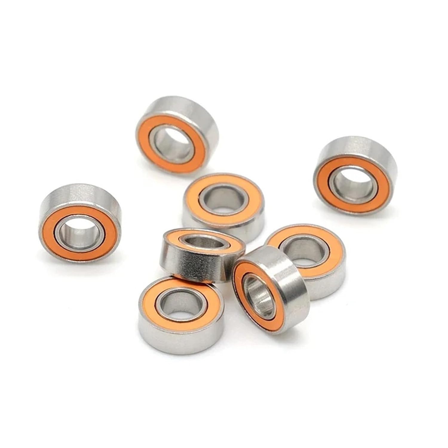 10PCS Fishing Reel Bearings 5 * 11 * 4 mm SMR115 2RS CB Stainless Steel Hybrid Ceramic Air Bearing SMR115RS CB