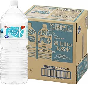 水 天然水 富士山の天然水2L×12本ミネラルウォーター 2l 水 天然水 12本 ペットボトル 飲料 ウォーター アイリスフーズ【代引不可】