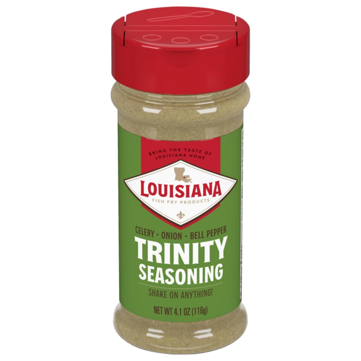 Louisiana Fish Fry Trinity Shake Seasoning, 3.7 Ounce