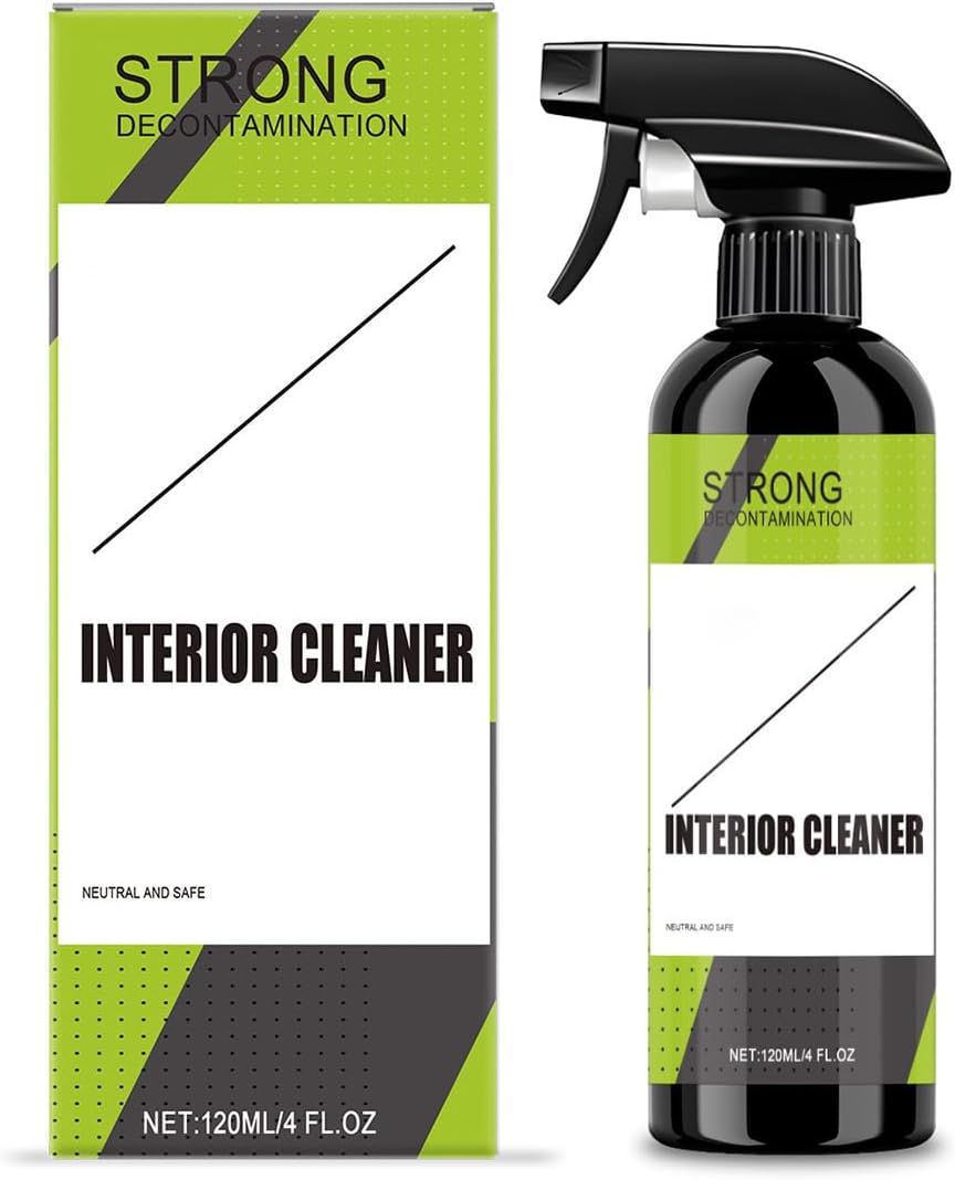Easy to Use Waterless Car Interior Sprayer for Quick of Seats Dashboards and Ceilings 120ml Waterless