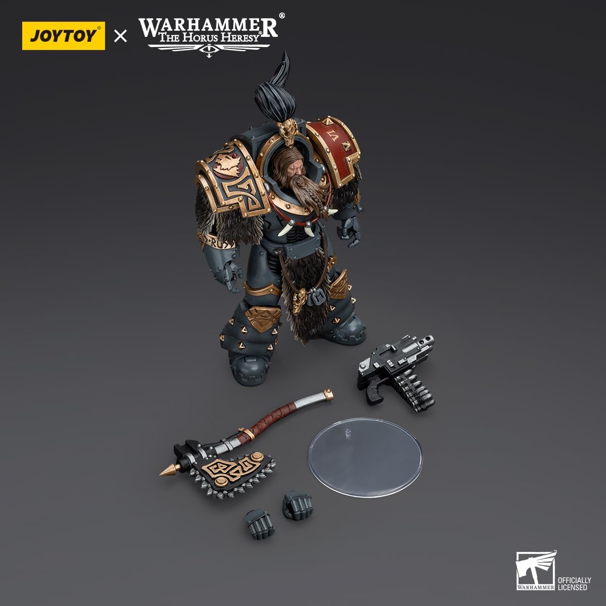 JOYTOY 1/18 Action Figures - Warhammer The Horus Heresy Space Wolves Varagyr Wolf Guard Squad - 5PCS5‘’,Classic Character,Collectible,Age 15 and Above