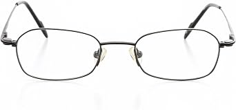 Optical Eyewear - Modified Oval Shape, Metal Full Rim Frame - for Women or Men Prescription Eyeglasses RX