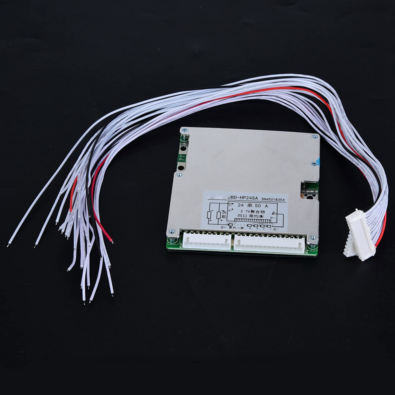aqxreight 24 Corde 50A 3 7V Batteria Agli Ioni di Litio Li-Ion Stessa Porta Scheda Bilanciata Protezione da Sovraccarico Scheda BatteriaScheda Batteria Agli Ioni di Litio LitioBatteria Bilanciata 3