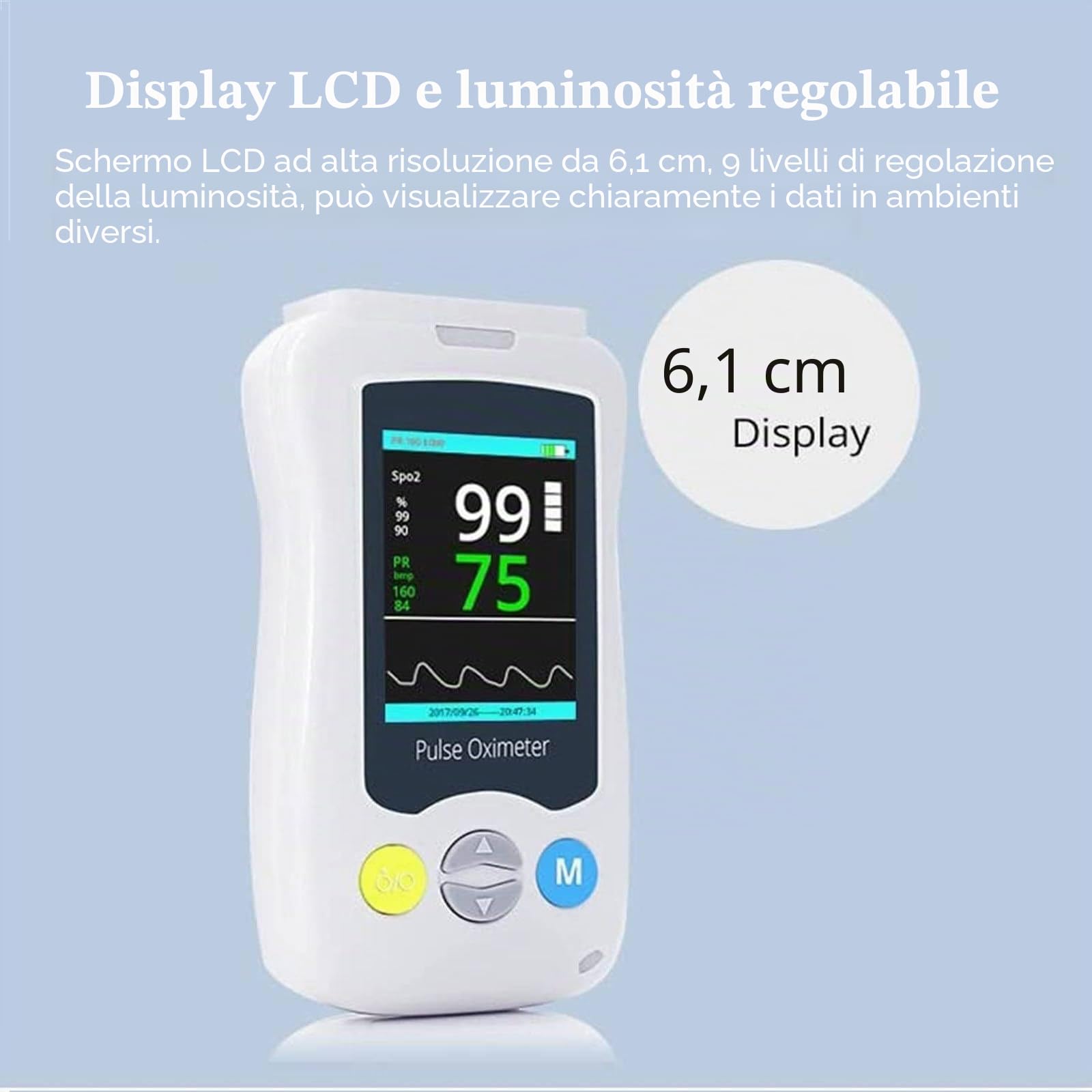 Pulsossimetro Veterinario, Sensore Di Ossigeno Nel Sangue Per Orecchio/Lingua, Con Schermo Lcd Da 2,4", Misura La Saturazione Di Ossigeno Nel Sangue, La Frequenza Cardiaca, La Temperatura