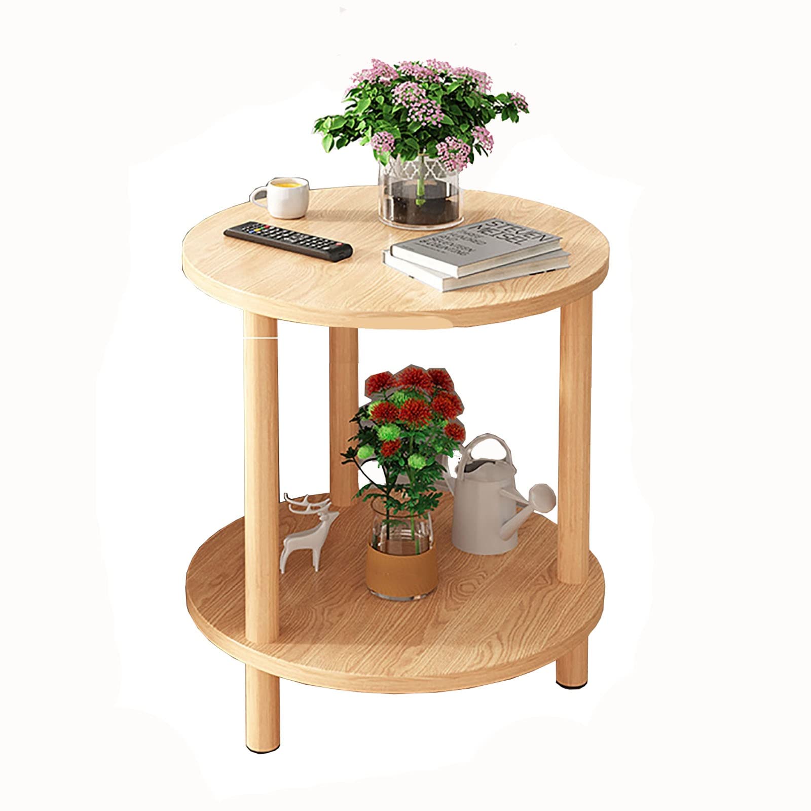 Table de chevet ronde moderne pour vos moments détente thé et lecture