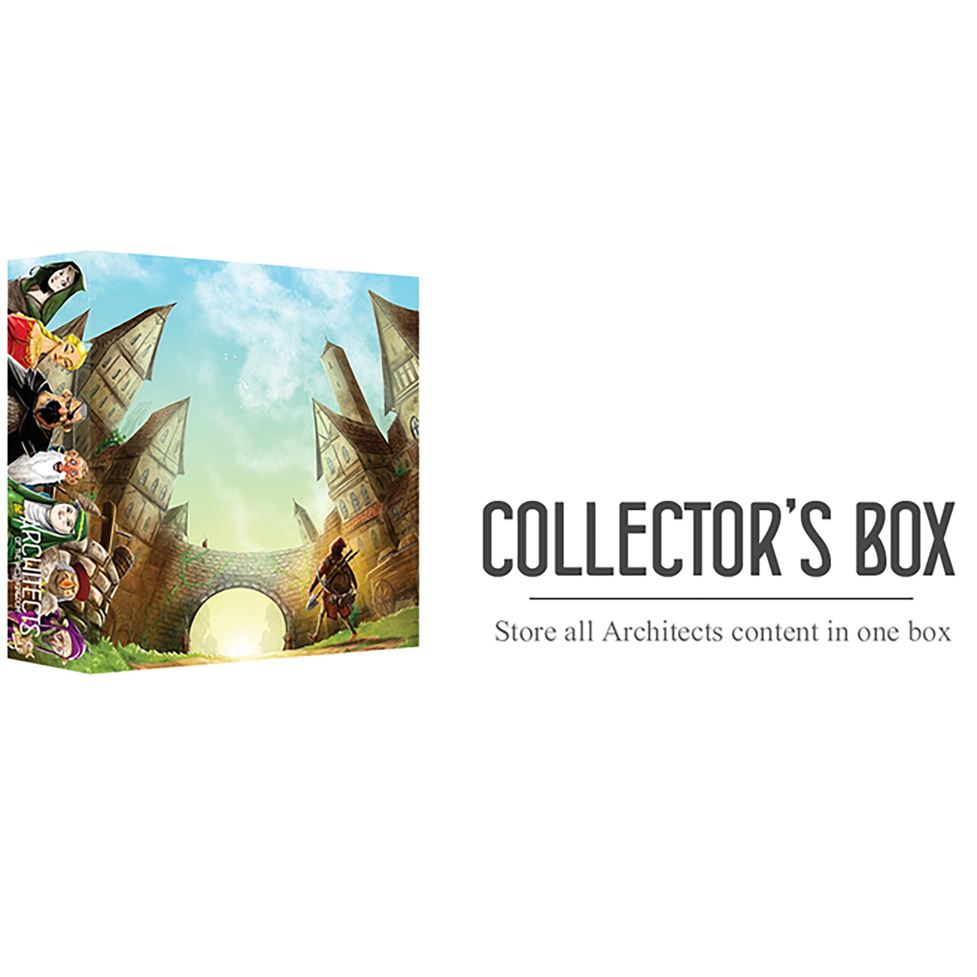 Architects of the West Kingdom Collector’s Box, Storage Solution for Base Game & Expansions, Includes Promo Cards - Image 2