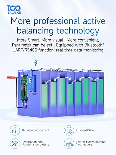 Miniatura 3 de 100Balance 4S 1A Equalizador Activo Inteligente Equalizador Equalizador para Lifepo4 LFPLipo Li-on Batería de Litio Grupo BMS Tablero de