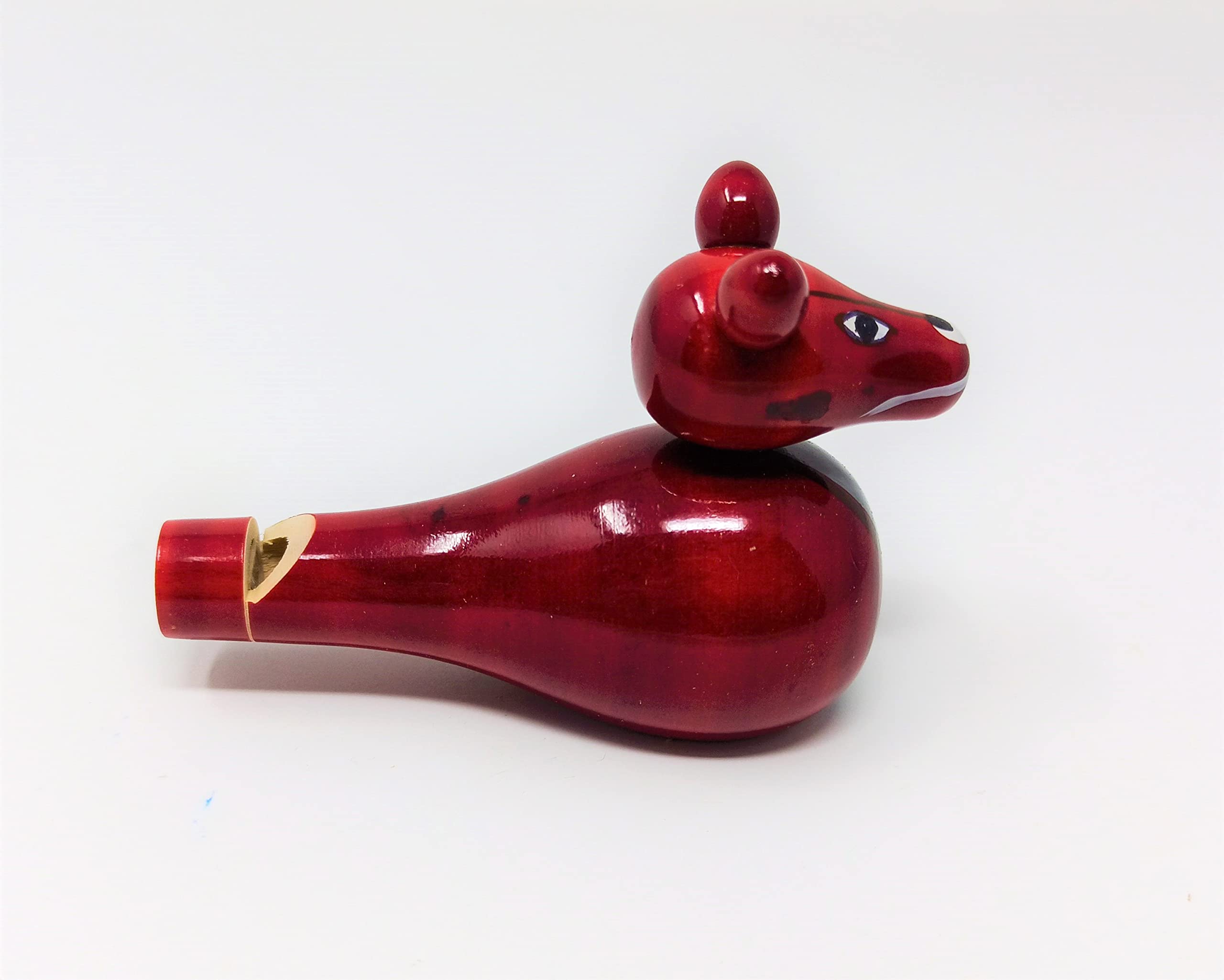 A&A Kreative Box Wooden Whistle Handcrafted Sound Toy Discover Sounds Develops Sensory Skills for Kids Toddlers Children (Red Fox) - Image 4 thumbnail