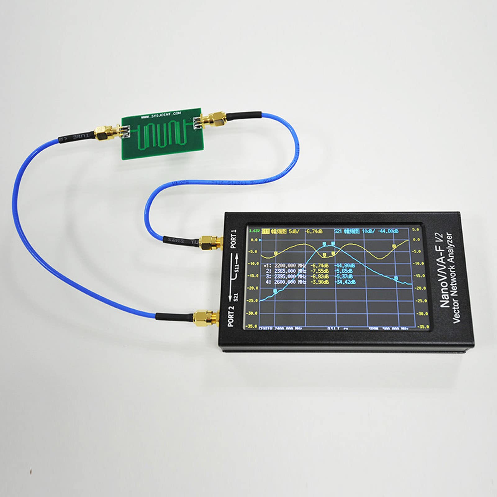 NanoVNA-F ベクトルネットワークアナライザー Amazon | Nanovna-F ベクトルネットワークアナライザー Hima