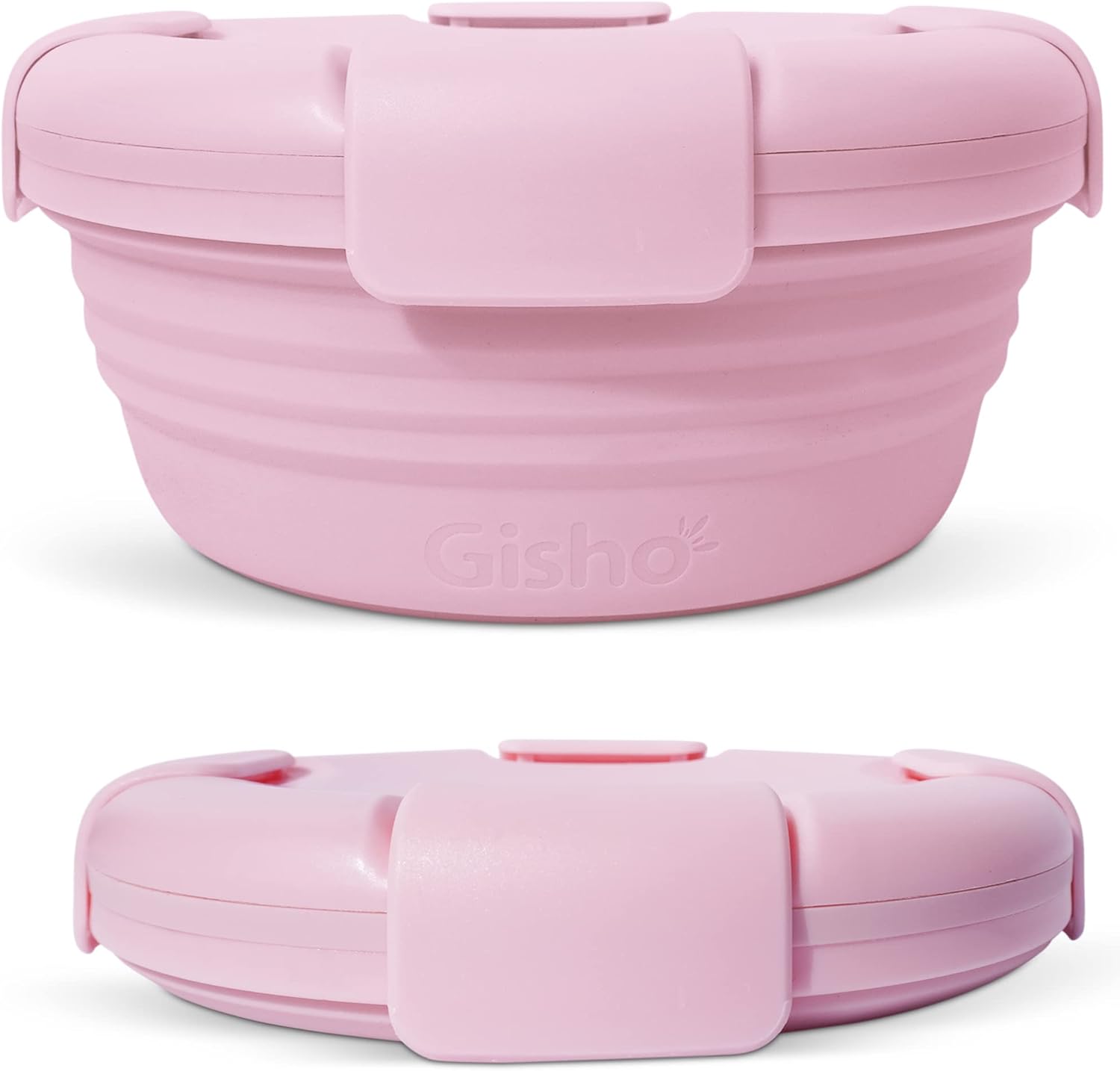 GISHO Collapsible Bowl, Collapsible Silicone Bowl With Lids