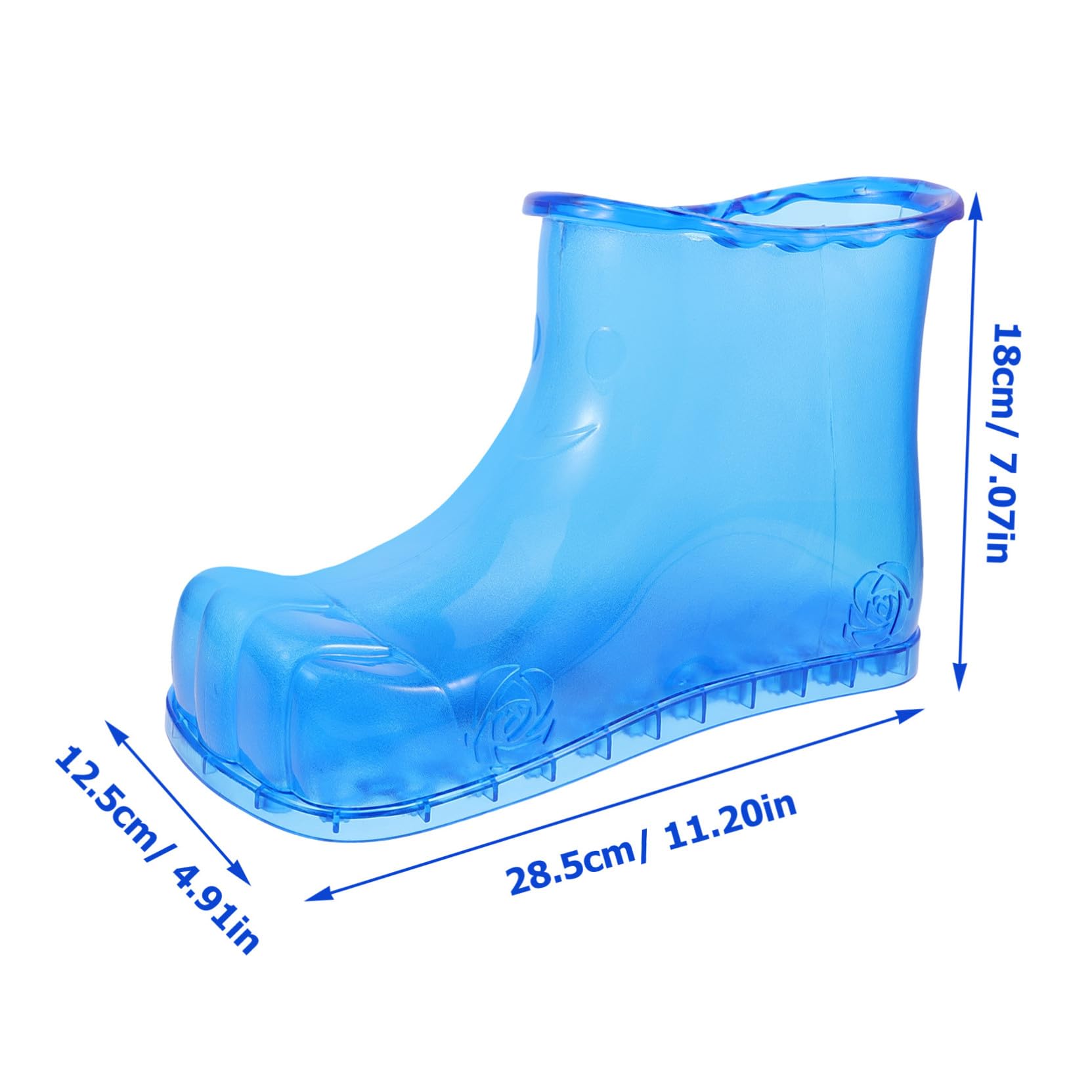 Fußbad Badewanne 18cm Magnetisch aus Kunststoff in Blau