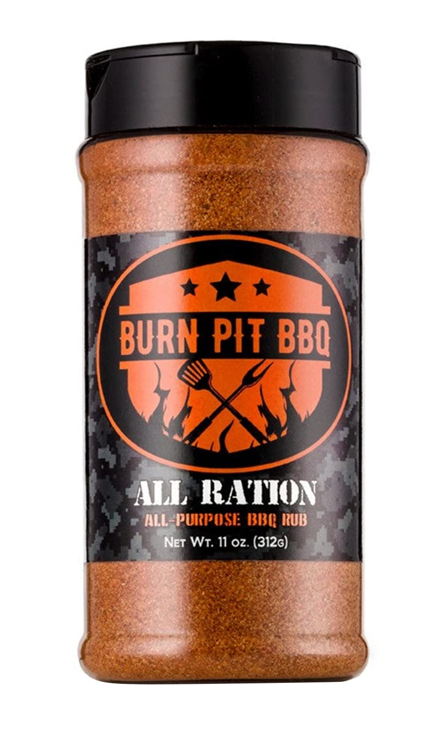 Amazon.com : Burn Pit BBQ All Ration All-Purpose BBQ Rub - Perfect For Any  Kind of Meat - Beef, Poultry, Fish, Lamb or Wild Game - All-Natural,  Gluten-Free, Non-GMO and No MSG -