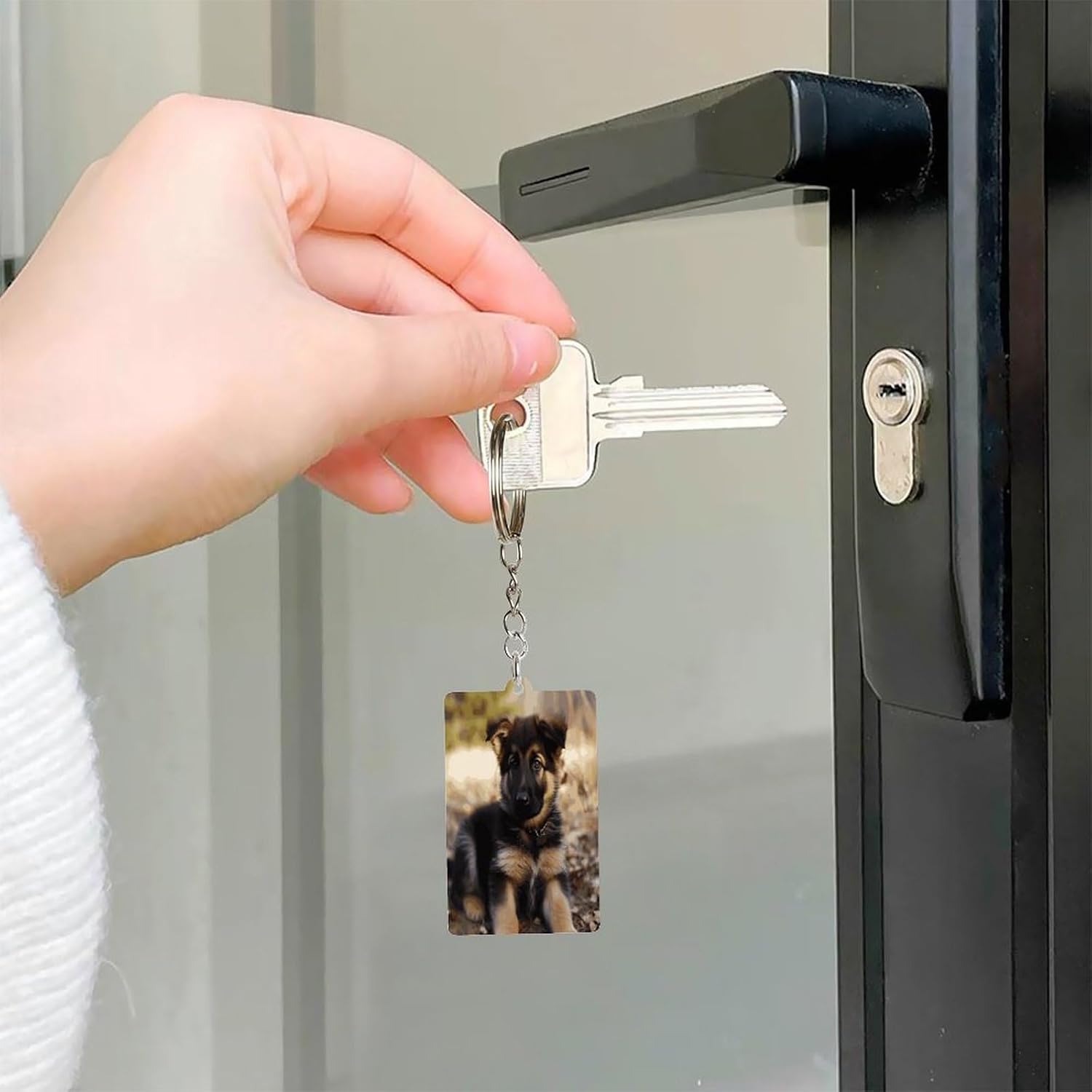 2×1.2 in Acrylic Keychain Cute Acrylic Keyring Animal Pendant image 4
